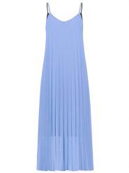 Sublevel Sukienka w kolorze niebieskim rozmiar: M/L. Niebieskie sukienki damskie Sublevel, l, bez wzorów, bez kołnierzyka, bez ramiączek, midi. Za 109.52 zł.