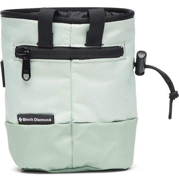 Torba na kredę zapinana na zamek Black Diamond Mojo. Zielone torebki klasyczne damskie Black Diamond, bez wzorów, bez dodatków. Za 154.50 zł.
