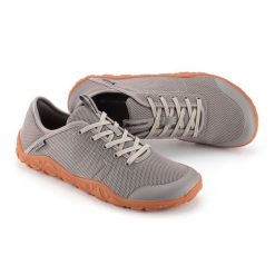 Buty terenowe barefoot unisex Alpine Pro Kerme. Szare buty trekkingowe męskie Alpine Pro, bez zapięcia, trekkingowe. Za 369.00 zł.