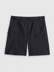 4F Spodenki rowerowe męskie - czarne XXL. Czarne szorty męskie 4f, bez wzorów, z dzianiny, wakacyjne. Za 199.99 zł.