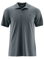 Maier Sports Funkcyjna koszulka polo "Ulrich" w kolorze szarym rozmiar: XXL. Szare koszulki polo męskie Maier Sports, xxl, bez wzorów, z materiału, bez ramiączek. Za 139.95 zł.