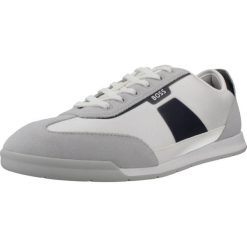 Buty HUGO BOSS NITAN LOWP NYMN Biały. Białe buty trekkingowe męskie Hugo Boss, z syntetyku, bez zapięcia. Za 703.99 zł.