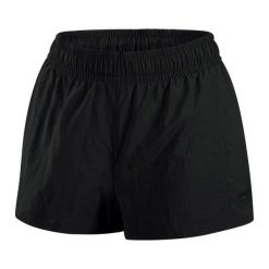 Spodenki szorty damskie Speedo Essentials. Czarne spodenki sportowe damskie Speedo, bez wzorów, z lycry, sportowe. Za 118.58 zł.