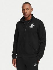 Beverly Hills Polo Club Bluza M6608T-HR Czarny Regular Fit. Czarne bluzy bez kaptura męskie Beverly Hills Polo Club, m, z bawełny. Za 236.99 zł.