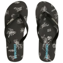 Japonki plażowe męskie Protest Prtvitaly. Czarne klapki i japonki męskie Protest. Za 35.99 zł.