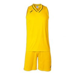 Zestaw do koszykówki męski Atlanta. Czarne szorty męskie Joma, bez wzorów, z dżerseju, sportowe. Za 134.50 zł.