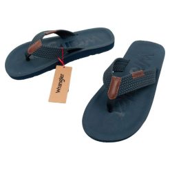 Buty klapki męskie Wrangler Zane Flipflop. Niebieskie klapki i japonki męskie Wrangler. Za 69.00 zł.