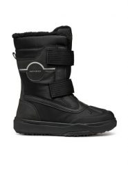 Geox Śniegowce J Bunshee Pg Boy B A J46D8A 0MEFU C9999 S Czarny. Czarne buty zimowe chłopięce Geox, ze skóry. Za 339.99 zł.