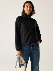 Regatta Kurtka polarowa "Frankie" w kolorze czarnym rozmiar: 44. Czarne kurtki damskie Regatta, bez wzorów, z polaru, bez kaptura. Za 119.12 zł.