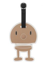 Hoptimist Zawieszka w kolorze jasnobrązowym do walizki - 10 x 8 cm rozmiar: onesize. Brązowe walizki Hoptimist, bez wzorów, z materiału. Za 21.95 zł.