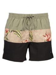 O´NEILL Szorty kąpielowe "Frame Block" w kolorze oliwkowo-beżowo-czarnym rozmiar: XS. Brązowe szorty sportowe męskie xs, z materiału, outdoorowe. Za 43.99 zł.