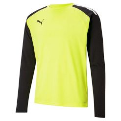 Koszulka Puma teamPACER GK LS Koszulka. Czarne t-shirty sportowe męskie Puma, na lato, l, z materiału, bez ramiączek, do piłki nożnej. Za 119.00 zł.