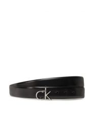 Calvin Klein Pasek Damski Ck Buckle Belt 3.0_Smooth K60K613156 Czarny. Czarne paski damskie CALVIN KLEIN, bez wzorów, ze skóry. Za 139.99 zł.