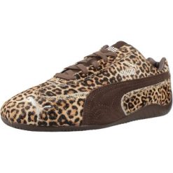 Buty PUMA YELLOW SPEEDCAT WILD WNS Nadruk zwierzęcy. Brązowe obuwie do biegania damskie Puma. Za 341.99 zł.