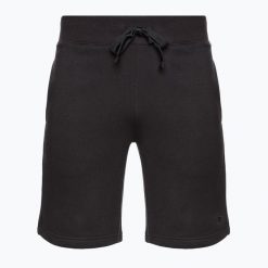 Spodenki męskie Champion Rochester. Czarne szorty męskie CHAMPION, bez kołnierzyka. Za 99.99 zł.