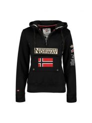 Geographical Norway Bluza "Gymclass" w kolorze czarnym rozmiar: M. Czarne bluzy z kapturem damskie Geographical Norway, m. Za 135.49 zł.