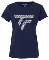 Koszulka tenisowa damska Tecnifibre T-Shirt Training Tee. Niebieskie t-shirty damskie TECNIFIBRE, l, bez wzorów, z materiału, bez kołnierzyka. Za 148.90 zł.