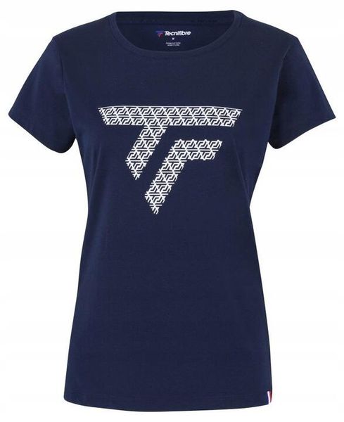 Koszulka tenisowa damska Tecnifibre T-Shirt Training Tee. Niebieskie t-shirty damskie TECNIFIBRE, l, bez wzorów, z materiału, bez kołnierzyka. Za 149.60 zł.