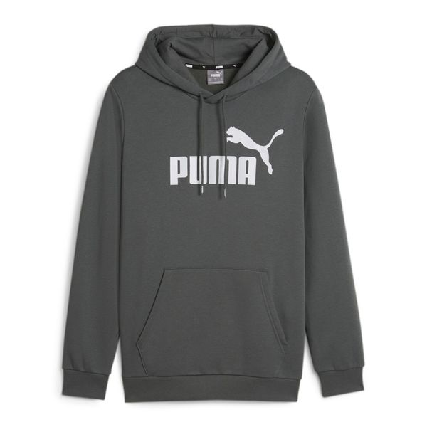 Bluza męska PUMA Essentials Big Logo Hoodie FL. Brązowe bluzy bez kaptura męskie Puma, m, z materiału. Za 149.99 zł.