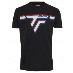 Koszulka do Padla męska Tecnifibre T-Shirt Padel Tee. Czarne t-shirty męskie TECNIFIBRE, m, bez wzorów, bez kołnierzyka. W wyprzedaży za 137.00 zł.