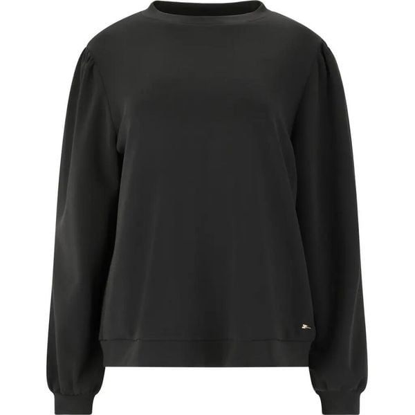 Bluza z rękawami balonowymi damska Athlecia Jillnana V2. Czarne bluzy bez kaptura damskie Athlecia, z materiału. Za 213.00 zł.