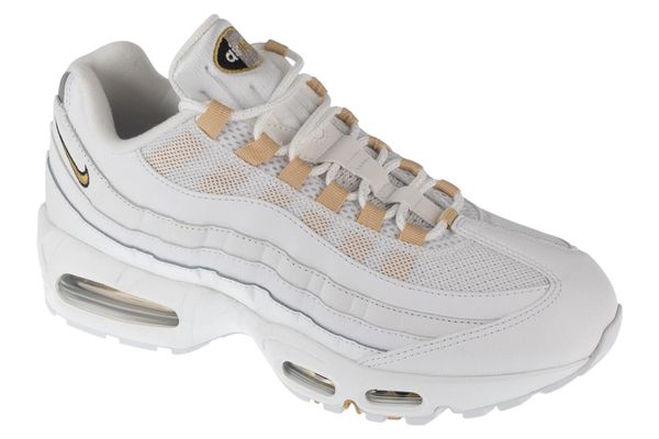 Buty sportowe Sneakersy męskie, Air Max 95. Białe buty sportowe na co dzień męskie Nike, z materiału, bez zapięcia, trekkingowe, nike air max. Za 729.99 zł.