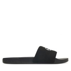 Klapki Calvin Klein Jeans. Czarne klapki i japonki męskie Calvin Klein Jeans, z jeansu. Za 169.99 zł.