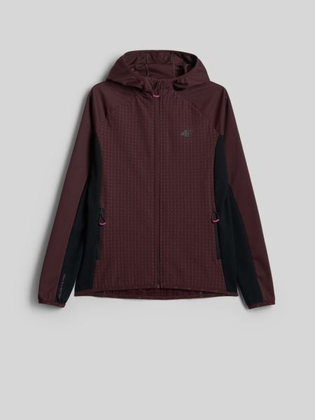4F Kurtka softshell wiatroodporna damska - czarna XS. Czarne kurtki damskie 4f, xs, bez wzorów, z softshellu, bez kaptura. Za 249.99 zł.