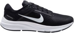 Buty do biegania męskie Nike Air Zoom Structure 24. Czarne obuwie do biegania damskie Nike. Za 499.99 zł.