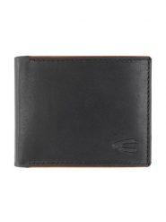 Camel Active Skórzany portfel "Cruise" w kolorze czarnym - 11 x 8,7 x 1,5 cm rozmiar: onesize. Czarne portfele męskie Camel Active, bez wzorów, z materiału. Za 126.15 zł.