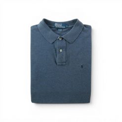 Second life - Polo Ralph Lauren Koszulka męska z krótkim rękawem - Jak nowy. Niebieskie koszulki polo męskie Ralph Lauren, l, z materiału, bez ramiączek, na golfa. Za 127.76 zł.