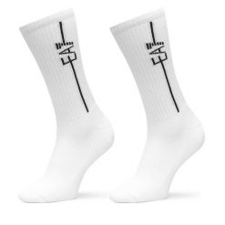 Skarpety długie EA7 Emporio Armani. Białe skarpetki męskie EA7 Emporio Armani, bez wzorów. Za 119.99 zł.