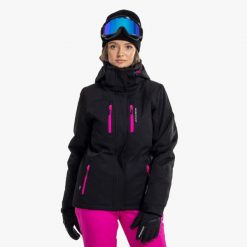 Kurtka narciarska Narciarstwo Damska Swedemount Cervinia Jacket W oddychająca. Czarne kurtki damskie SWEDEMOUNT, bez wzorów, bez kaptura, narciarskie. Za 599.99 zł.