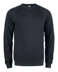 Clique Premium OC Roundneck – męska bluza z bawełny organicznej. Czarne bluzy bez kaptura męskie CLIQUE, m, z bawełny. Za 235.52 zł.