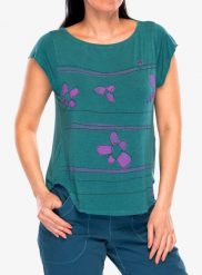 Koszulka wspinaczkowa damska E9 Pimpi. Zielone t-shirty damskie E9, xs, bez wzorów, z elastanu, bez kołnierzyka. Za 186.99 zł.