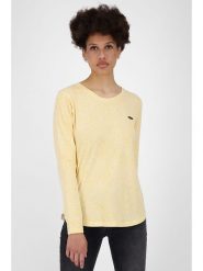 Alife and kickin Koszulka "LeaAK B" w kolorze żółtym rozmiar: L. Żółte bluzki damskie Alife and Kickin, l, bez wzorów, bez kołnierzyka, bez ramiączek. Za 95.69 zł.