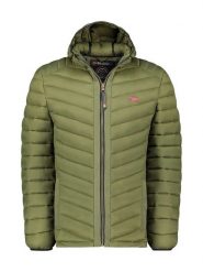 Geographical Norway Kurtka pikowana "Carliti" w kolorze oliwkowym rozmiar: S. Brązowe kurtki męskie Geographical Norway, s, bez wzorów, bez kaptura. Za 160.96 zł.