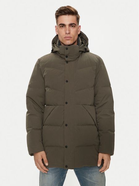 Paul&Shark Kurtka puchowa 14312008 Zielony Regular Fit. Zielone kurtki męskie PAUL&SHARK, m, bez wzorów, z puchu, bez kaptura. Za 2,319.00 zł.