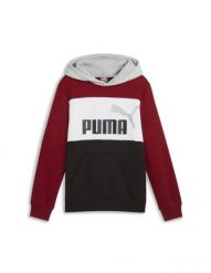 Puma Bluza Ess Block Fl 67971713. Czerwone bluzy sportowe męskie Puma, z bawełny. Za 109.00 zł.