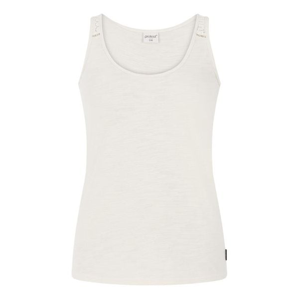 Damski tank top Protest Impulses. Białe topy damskie Protest, bez wzorów, bez kołnierzyka. Za 154.50 zł.