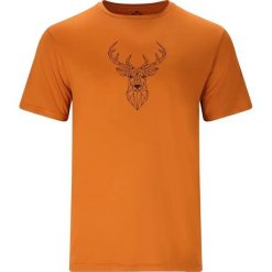 T-shirt Whistler Whions. Brązowe t-shirty męskie WHISTLER, s, bez wzorów, z materiału, bez kołnierzyka. Za 89.99 zł.