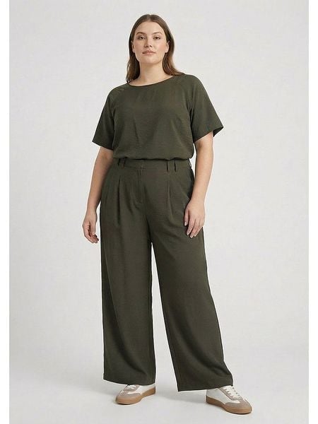 GUIDO MARIA KRETSCHMER Spodnie w kolorze khaki rozmiar: 46. Brązowe spodnie materiałowe damskie Guido Maria Kretschmer, bez wzorów, z materiału. Za 134.95 zł.