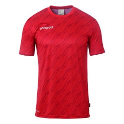 Koszulka Uhlsport Progressive 28. Białe t-shirty sportowe męskie UHLSPORT, z materiału, bez ramiączek, do piłki nożnej. Za 149.50 zł.