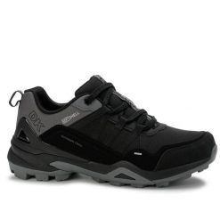 Buty męskie trekkingowe DK VENOM Softshell. Czarne buty trekkingowe męskie DK, l, bez wzorów, z materiału, bez kaptura. Za 199.00 zł.