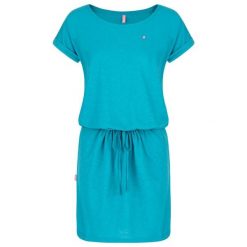 Sukienka damska Loap Bladana niebieska. Niebieskie sukienki damskie ZSPORT, na lato, s, bez wzorów, sportowe, bez kołnierzyka, bez ramiączek, sportowe. Za 147.99 zł.