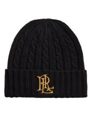 LAUREN RALPH LAUREN Czapka 454P23505003 Czarny. Czarne czapki zimowe damskie Lauren Ralph Lauren, z poliesteru. Za 329.99 zł.