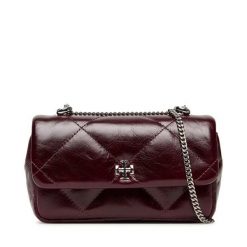 Torebka Tory Burch. Czerwone torebki klasyczne damskie Tory Burch, bez wzorów, wizytowe, bez kołnierzyka, bez ramiączek. Za 1,699.00 zł.