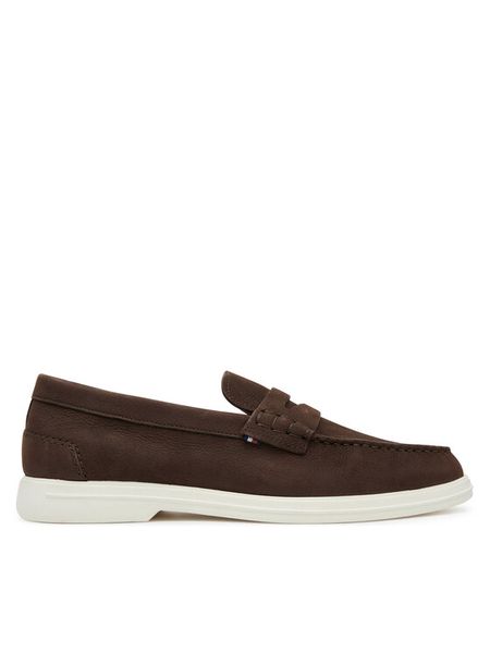Tommy Hilfiger Mokasyny Nubuck P Loafer FM0FM05350 Brązowy. Brązowe mokasyny męskie Tommy Hilfiger, z nubiku. Za 339.99 zł.