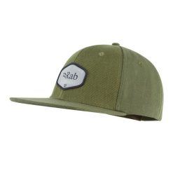 Czapka z daszkiem bawełniana Rab Axion Badge Cap. Niebieskie czapki męskie RAB, bez wzorów, z bawełny, sportowe. Za 124.99 zł.