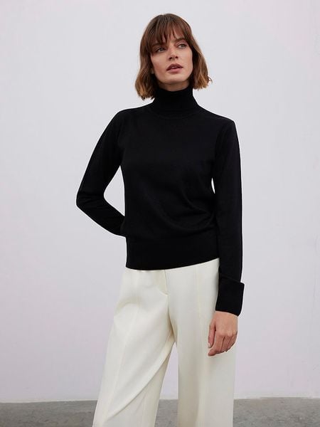 BGN Golf w kolorze czarnym rozmiar: 38. Czarne golfy damskie BGN, bez wzorów, bez ramiączek. Za 178.79 zł.